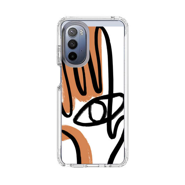 Abstract Minimalist Hand with Eye Motorola Moto G Stylus 5G (2022) Case