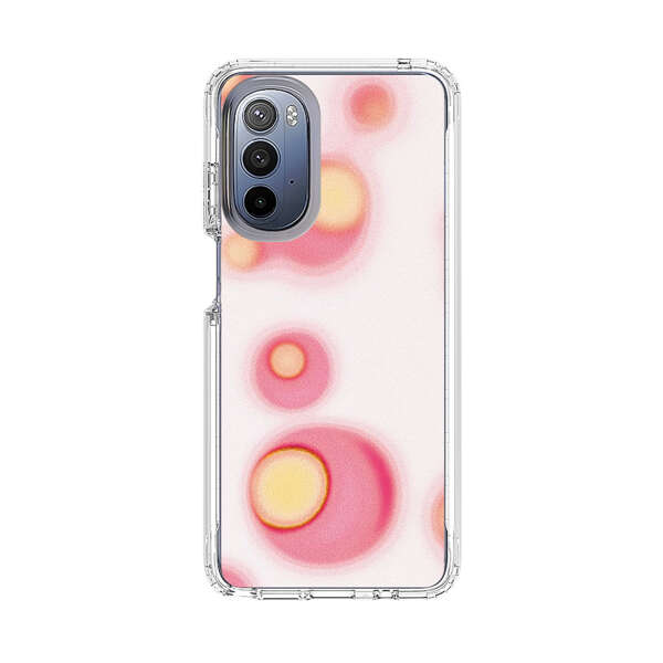 Abstract Pink and Yellow Blobs Motorola Moto G Stylus 5G (2022) Case