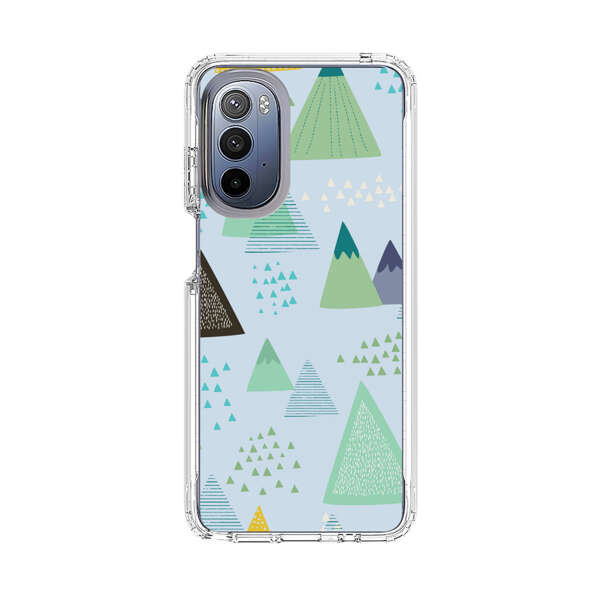 Colorful Abstract Mountain Pattern Motorola Moto G Stylus 5G (2022) Case