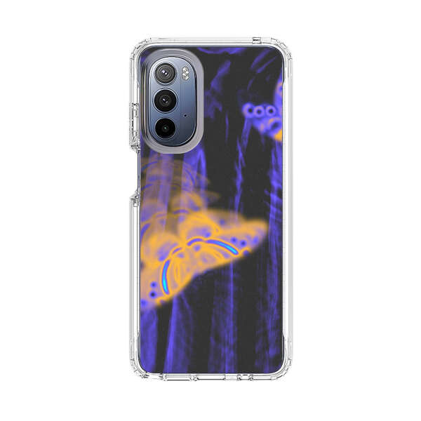 Neon Glowing Butterflies Motorola Moto G Stylus 5G (2022) Case