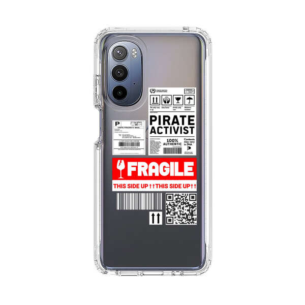 Pirate Activist Fragile Shipping Label Motorola Moto G Stylus 5G (2022) Case
