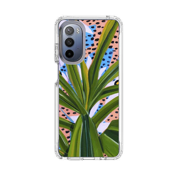 Tropical Leaves Abstract Pattern Motorola Moto G Stylus 5G (2022) Case