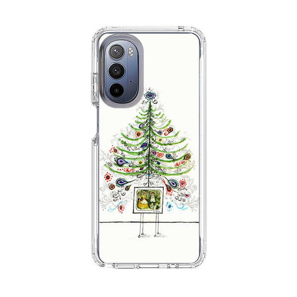 Whimsical Christmas Tree Artistic Design Motorola Moto G Stylus 5G (2022) Case