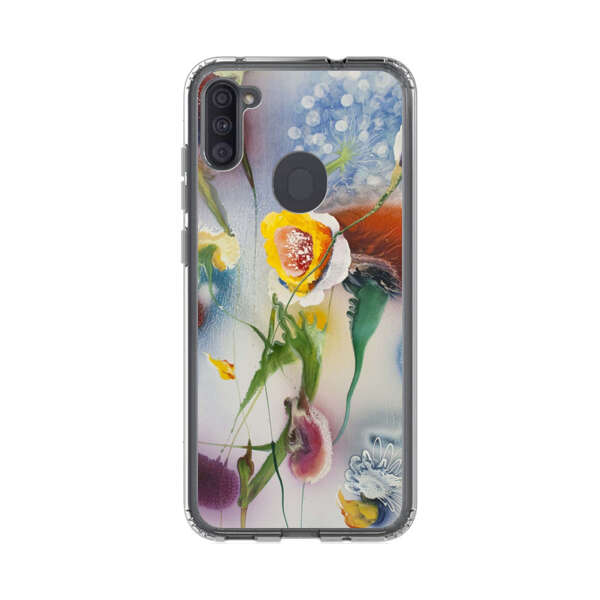 Abstract Colorful Flowers Samsung Galaxy A11 Case