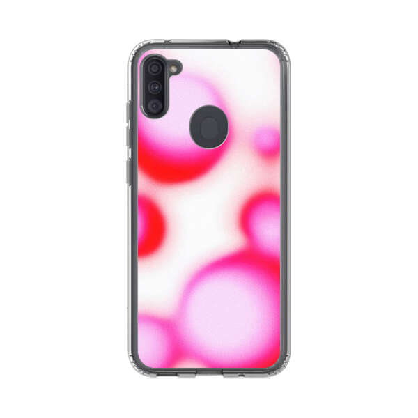 Abstract Pink and Red Blurry Circles Samsung Galaxy A11 Case