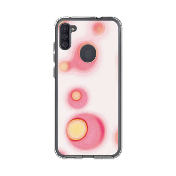 Abstract Pink and Yellow Blobs Samsung Galaxy A11 Case