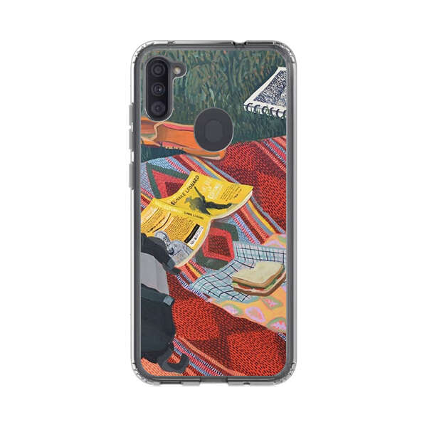Charming Picnic Scene with Blanket and Food Samsung Galaxy A11 Case