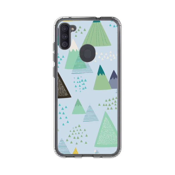 Colorful Abstract Mountain Pattern Samsung Galaxy A11 Case