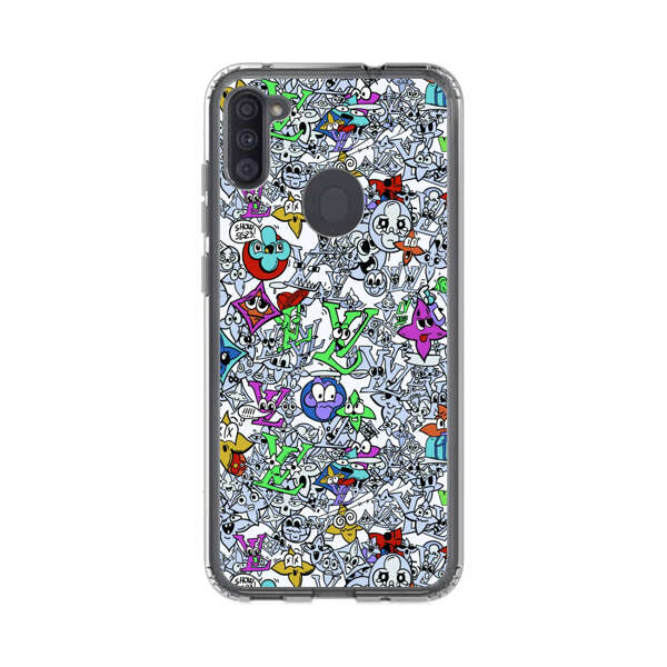 Colorful Cartoon Graffiti Pattern Samsung Galaxy A11 Case