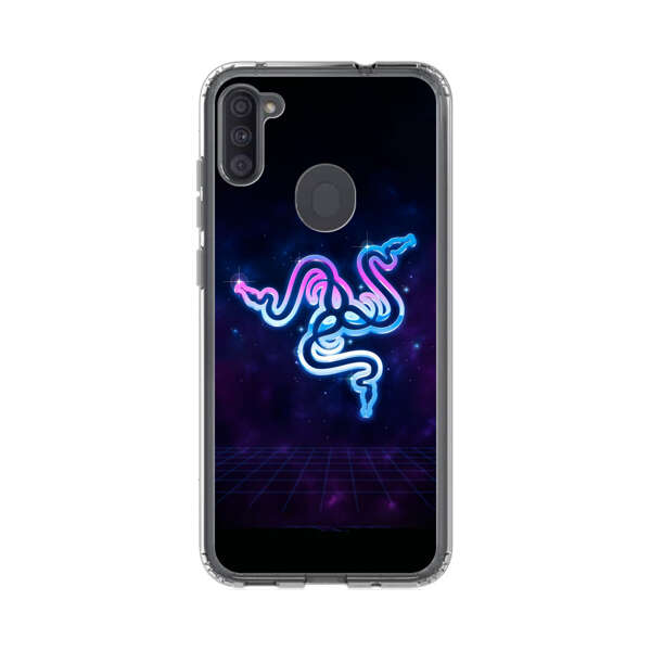 Glowing Neon Triple Snake Samsung Galaxy A11 Case