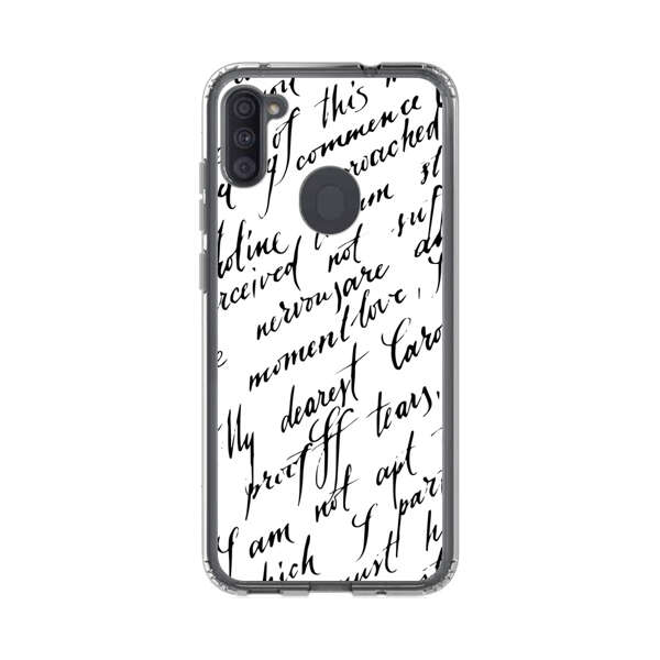 Handwritten Calligraphy Samsung Galaxy A11 Case