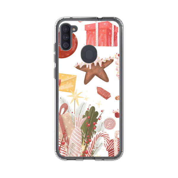 Holiday Gingerbread Candy Cane Gifts Samsung Galaxy A11 Case
