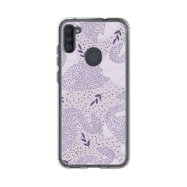 Lavender Swan Pattern Samsung Galaxy A11 Case