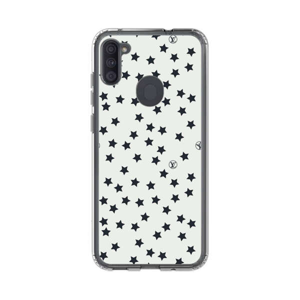 Minimalist Black Stars Pattern Samsung Galaxy A11 Case