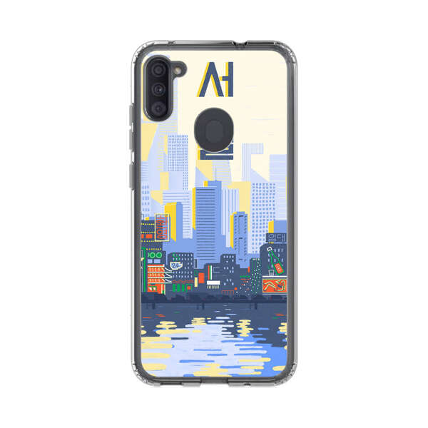 Modern City Skyline Reflection Samsung Galaxy A11 Case