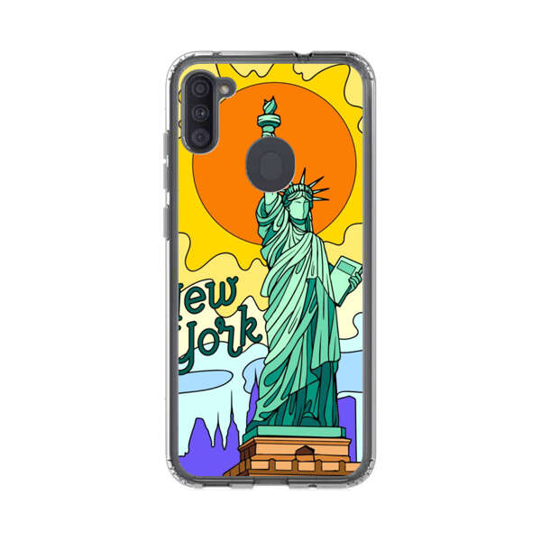 Statue of Liberty New York Artistic Sun Samsung Galaxy A11 Case