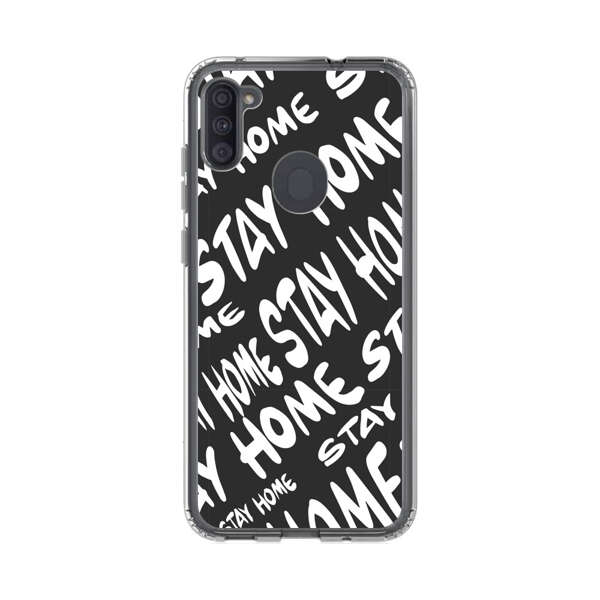 Stay Home Pattern Samsung Galaxy A11 Case