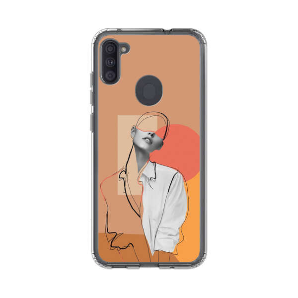 Stylish Abstract Portrait Art Samsung Galaxy A11 Case
