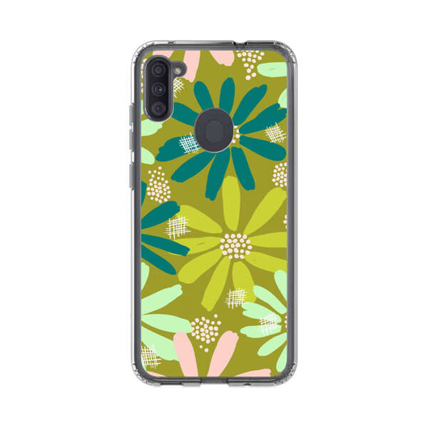 Vibrant Floral Daisy Pattern Samsung Galaxy A11 Case
