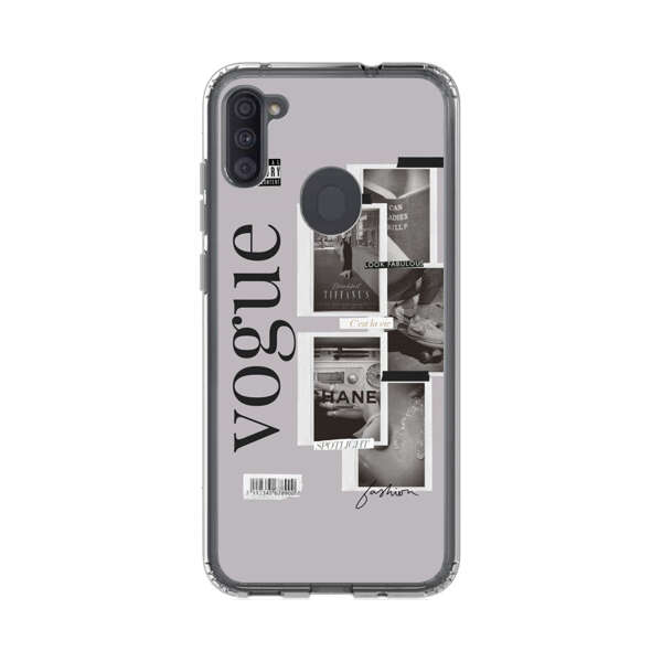 Vogue Fashion Collage Minimalist Samsung Galaxy A11 Case