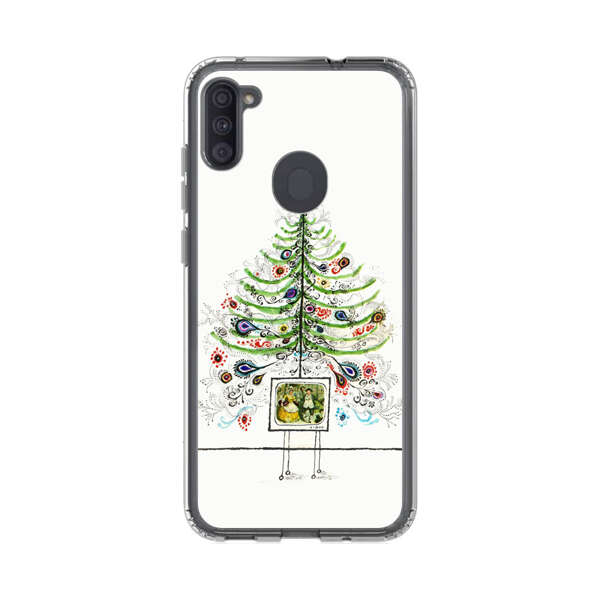 Whimsical Christmas Tree Artistic Design Samsung Galaxy A11 Case