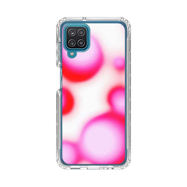 Abstract Pink and Red Blurry Circles Samsung Galaxy A12 Case