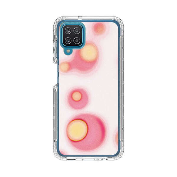 Abstract Pink and Yellow Blobs Samsung Galaxy A12 Case