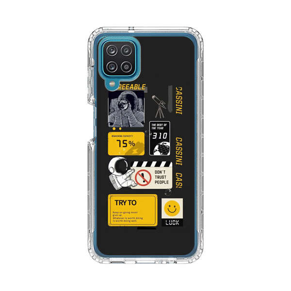 Astronaut Space Exploration Motivation Design Samsung Galaxy A12 Case