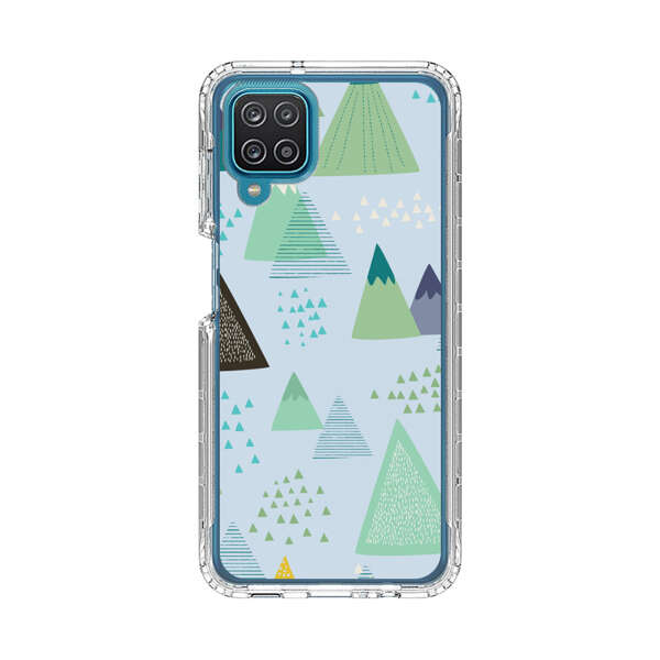 Colorful Abstract Mountain Pattern Samsung Galaxy A12 Case