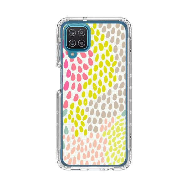 Colorful Abstract Teardrop Pattern Samsung Galaxy A12 Case
