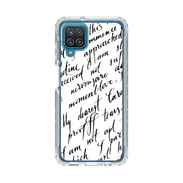 Handwritten Calligraphy Samsung Galaxy A12 Case