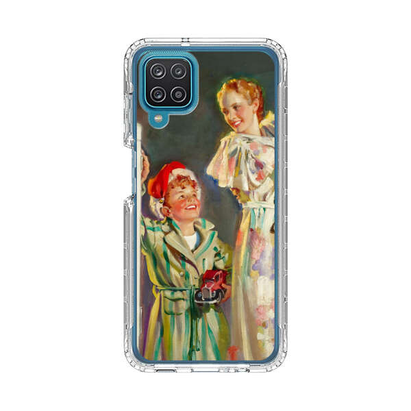 Joyful Family Christmas Celebration Samsung Galaxy A12 Case