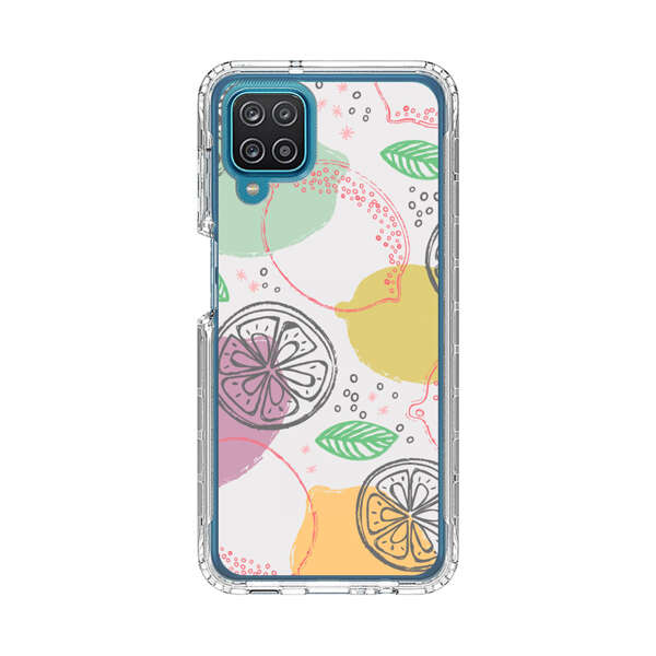 Lemon Colorful Abstract Pattern Samsung Galaxy A12 Case