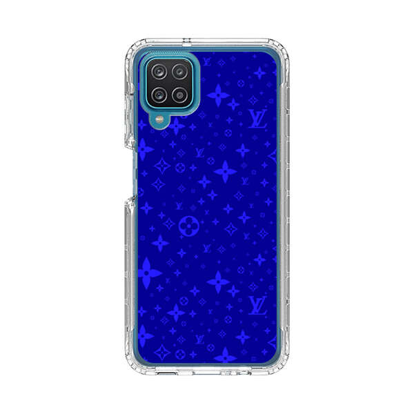 Luxury Blue Designer Pattern Samsung Galaxy A12 Case
