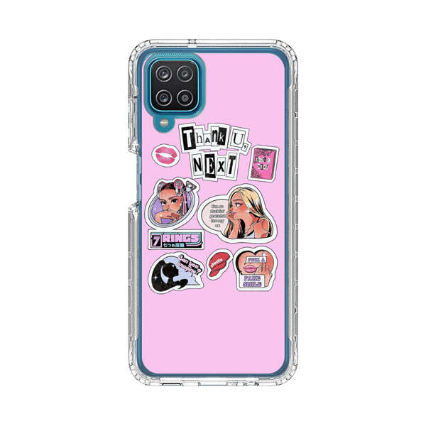 Pop Art Fashion Stickers Samsung Galaxy A12 Case