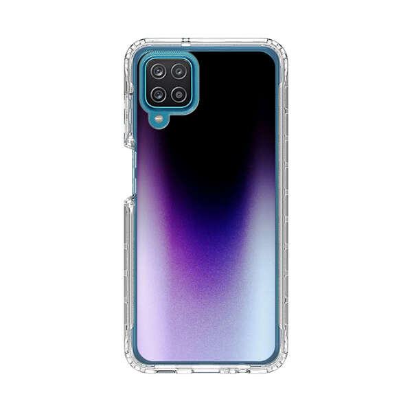 Purple Blue Gradient Flame Samsung Galaxy A12 Case