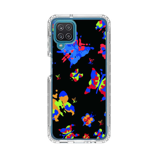 Vibrant Abstract Butterflies and Floral Splashes Samsung Galaxy A12 Case