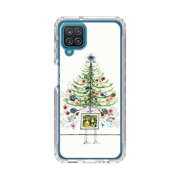 Whimsical Christmas Tree Artistic Design Samsung Galaxy A12 Case