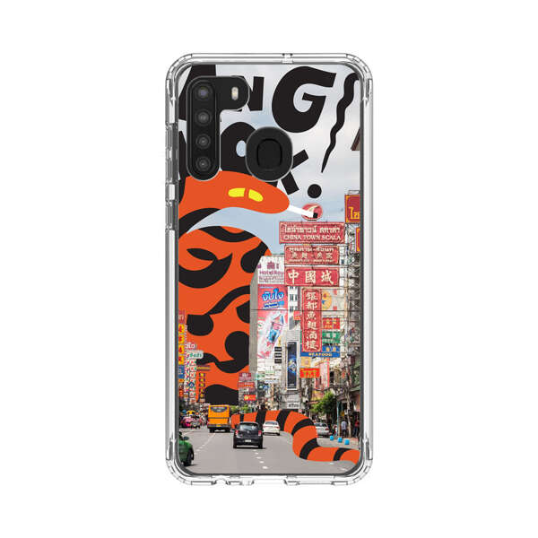 Bangkok Chinatown Snake Street Scene Samsung Galaxy A21 Case