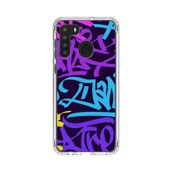 Colorful Graffiti Pattern Samsung Galaxy A21 Case
