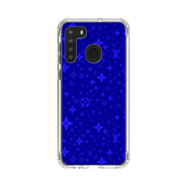 Luxury Blue Designer Pattern Samsung Galaxy A21 Case