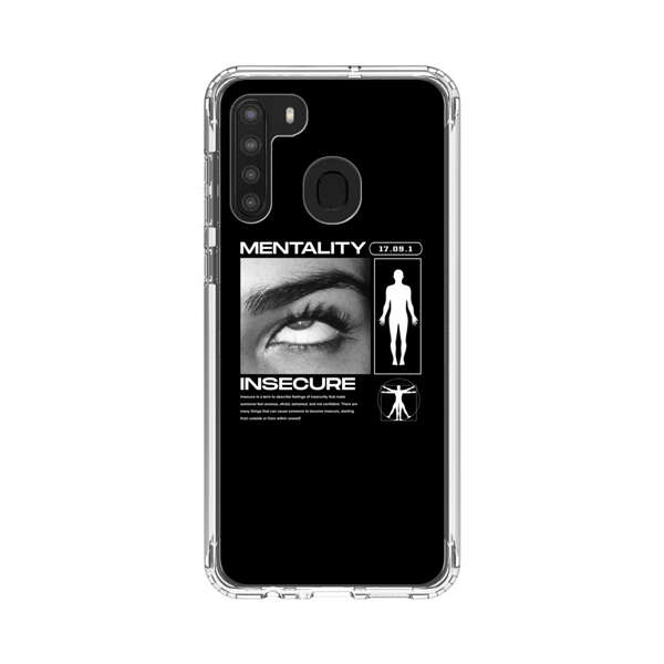 Mentality Insecure Eye Art Samsung Galaxy A21 Case