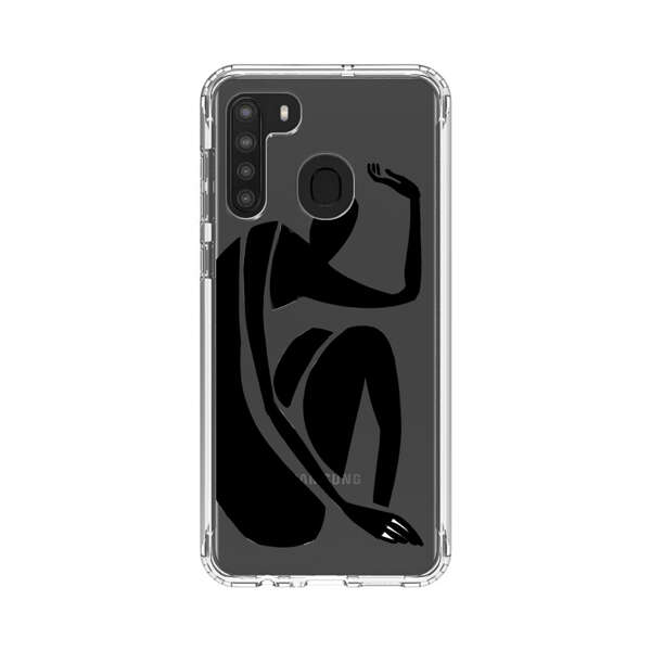 Minimalist Abstract Human Figure Samsung Galaxy A21 Case