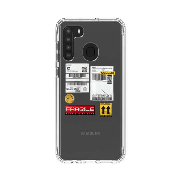 Shipping Labels and Fragile Handling Stickers Samsung Galaxy A21 Case