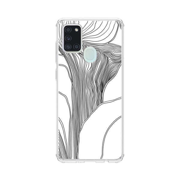 Abstract Line Art Design Samsung Galaxy A21s Case