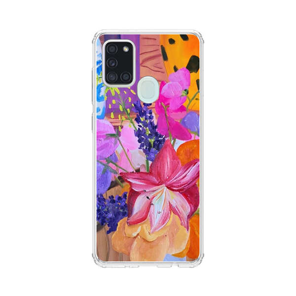 Bright Vibrant Floral Still Life Samsung Galaxy A21s Case