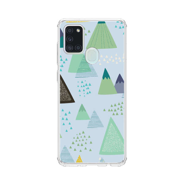 Colorful Abstract Mountain Pattern Samsung Galaxy A21s Case