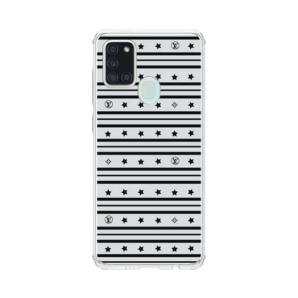 Elegant Stars Geometric Pattern Samsung Galaxy A21s Case