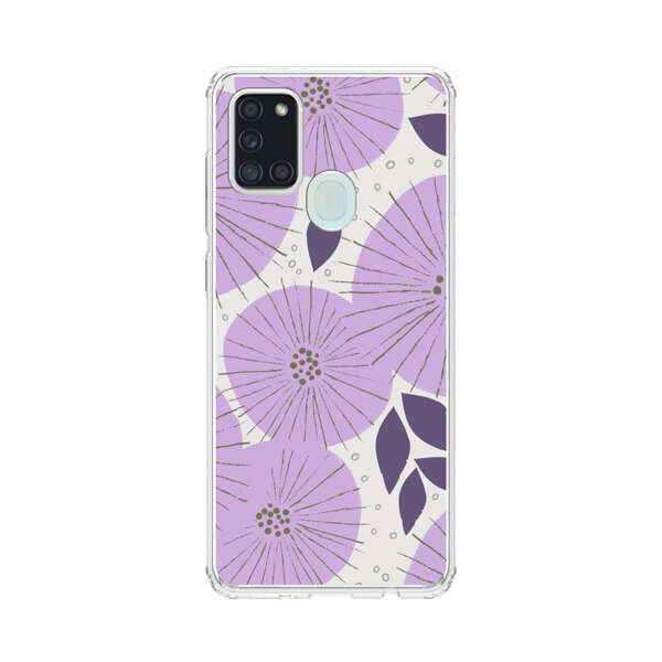 Lavender Flower Pattern Samsung Galaxy A21s Case