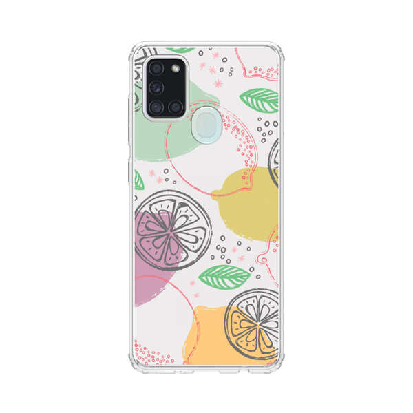 Lemon Colorful Abstract Pattern Samsung Galaxy A21s Case